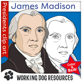 Preview of President James Madison clip art