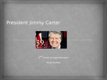 Preview of President Jimmy Carter Lesson Plan
