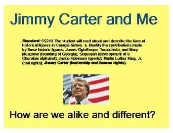 Preview of President Jimmy Carter MIMIO Lesson Plan