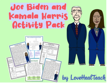 Preview of President Joe Biden and Vice President Kamala Harris Activity Pack