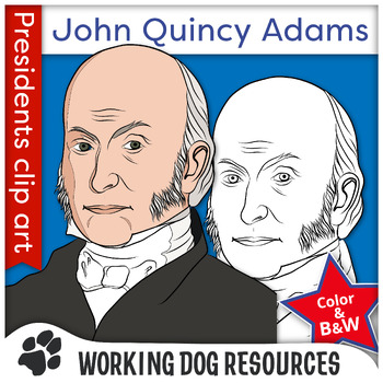 Preview of President John Quincy Adams clip art