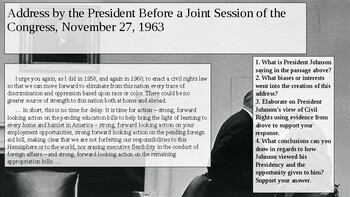 The Great Society The Main Idea President Johnson used his political skills  to push Kennedy's proposals through Congress and expanded them with his  own. - ppt download