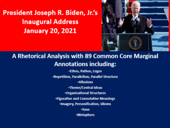 Preview of President Joseph R. Biden's Inaugural Address – Rhetorical Analysis