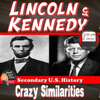 Preview of President LINCOLN & KENNEDY Crazy Similarities Presentation FUN!!!