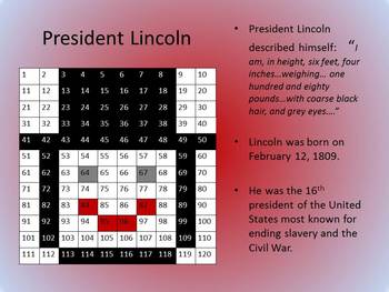 Preview of President Lincoln Mystery Picture