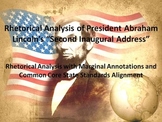 President Lincoln’s “Second Inaugural Address” Common Core