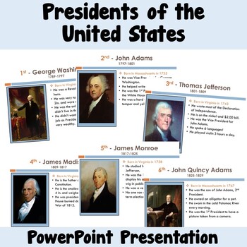 Preview of Presidents of the United States of America