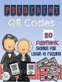 President QR Codes: 20 Patriotic Stories for Daily Five Li