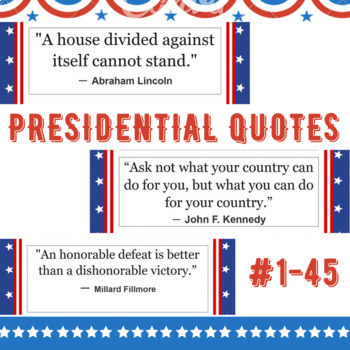 Preview of US President Quotes Posters