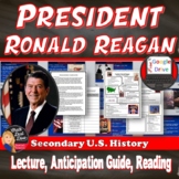 President Ronald REAGAN | Lecture & Reaganomics Reading | Print & Digital