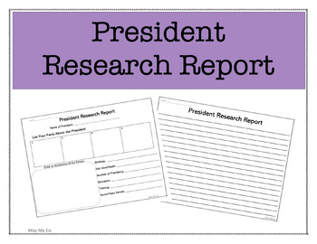 Preview of President Research Report