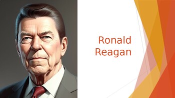Preview of President Ronald Reagan - Biography with Questions Presentation