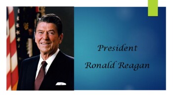 Preview of President Ronald Reagan Biography PowerPoint