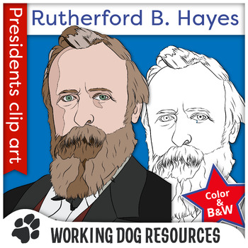 Preview of President Rutherford B. Hayes clip art