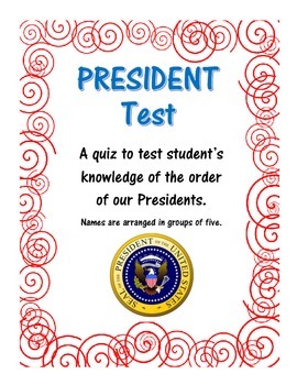 Preview of President Test