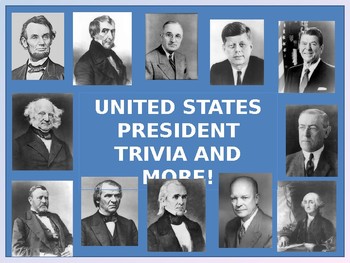 Preview of President Trivia and More