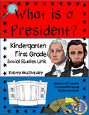 Presidents Unit Kindergarten First grade President's Day