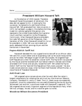 Preview of President William Howard Taft