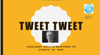 Preview of President Wilson Tweets WWI