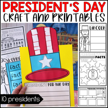 Preview of Presidents Day Printables and Craft