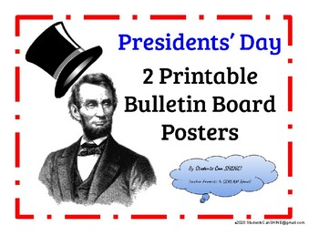 Preview of President’s Day 2 Printable Mini-Posters