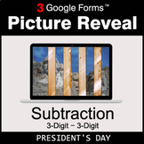 President's Day: 3-Digit Subtraction - Google Forms Math |