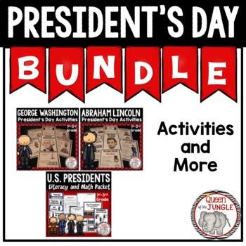 Preview of President's Day Activities Bundle