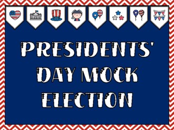 Preview of President's Day Bulletin Board Kit & Door Décor, PRESIDENTS' DAY MOCK ELECTION