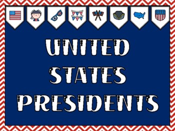 Preview of President's Day Bulletin Board Kit & Door Décor, UNITED STATES PRESIDENTS