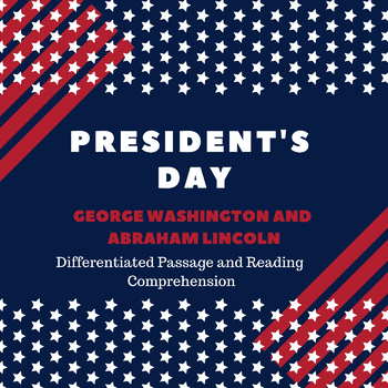 Preview of President's Day Bundle Reading Comprehension Differentiated Passage