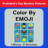 President's Day: Color by Emoji - Mystery Pictures
