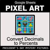 President's Day - Convert Decimals to Percents - Google Sh