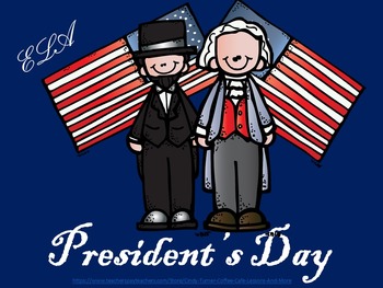 Preview of President's Day ELA Packet