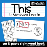 President's Day Emergent Reader about Abraham Lincoln: "TH
