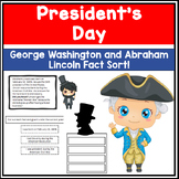 President's Day | Fact Sort | History | Social Studies