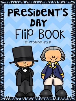 Preview of President's Day Flip Book, President's Day Activity