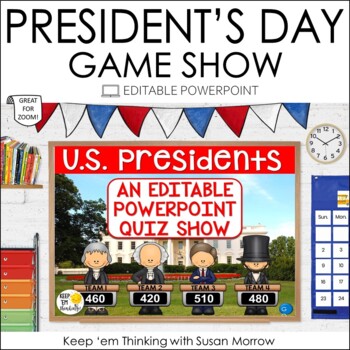 Preview of President's Day Game Show: An Editable PowerPoint Game Show