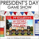 President's Day Game Show: An Editable PowerPoint Game Show