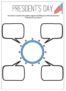 Preview of President's Day Graphic Organizer