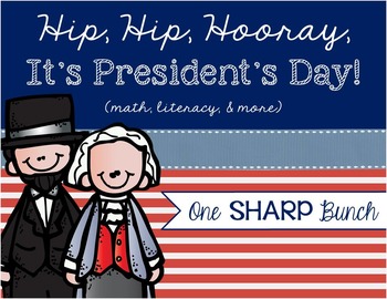 Preview of President's Day Activities | President's Day Centers | Math & Literacy Centers