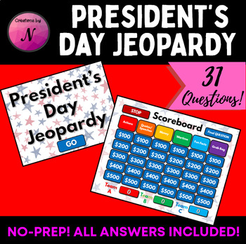 Preview of President's Day Jeopardy
