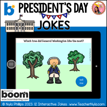 Preview of President's Day Jokes for Boom Cards™