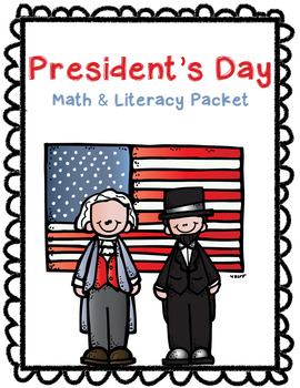 Preview of President's Day Math and Literacy Packet