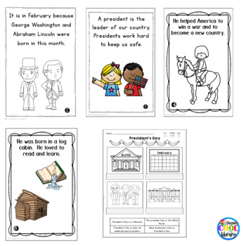 President's Day Mini Books by Staying Cool in the Library | TpT
