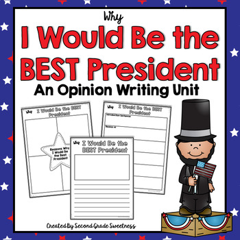 Preview of President's Day Opinion Writing Unit