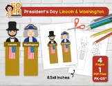 President's Day PRINTABLE  Bookmark for Kids | President's