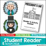 President's Day Reader and Activity Booklet - Print, Fold,