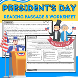 President's Day Reading Passage and Worksheet
