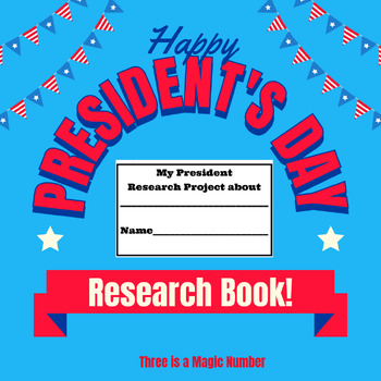Preview of President's Day Research Template