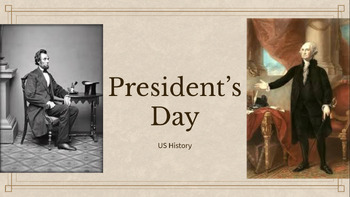 Preview of President's Day Slideshow (Quick Lesson)